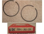**nos Honda CR125M0 M1 Piston Rings .25 1974 1975 13012-360-003 Elsinore New. Price: $19.00.