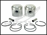 Triumph 650 7:1 Compression 71MM Piston Set W/ Rings +.020 Pn# 70-3610 New. Price: $300.89.