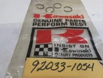 Kawasaki Nos New 92033-1054 Snap Ring (4) Br Kz Klx Klz Zr Zx. Price: $15.98.