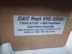 S&s 3.7/16 Pan Head, Shovel Pistons .020 And Rings New. Price: $175.00.