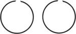 Parts Unlimited Ring Set 2.579IN. R09-661-2 New. Price: $17.99.