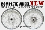 *new* Suzuki K50 A50 AC50 AS50 Front-rear Wheel Rim +hub +chrome Spoke F3S+R2S. Price: $119.90.