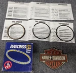 Hastings 80" Ev Standard 2 Cyl Piston Ring Set For Harley-davidson DS-750640 New. Price: $50.00.