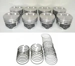 Speed Pro Hypereutectic 2VR Flat Top PISTONS/8+CAST Rings Chrysler/dodge 360 030 New. Price: $312.66.