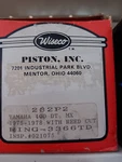 Wiseco 232M08550 Os Piston 232P2 +0.50MM 85.50MM, 1975-1978 Yamaha Dt/mx 400 New. Price: $174.95.