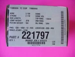 Je Pistons 2001 Thru 2004 Yamaha YZ250F WR250F Big Bore 13:1 Kit 221797 New. Price: $198.00.