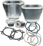 S&s Cycle 106" Big Bore Cylinder Piston Kit Sil 2007-17 Harley Twin Cam 910-0202 New. Price: $1219.95.