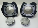 Harley-davidson 17-23 M8 Milwaukee Cylinder Barrels Pistons 107" Honed Ready New. Price: $199.00.