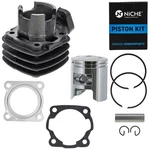 Niche Cylinder Piston Gasket Top End Kit For Honda Spree NQ50 1984-1987 New. Price: $71.95.