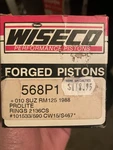 Wiseco 568P1 Piston Kit Suzuki RM125 (1988) +0.010 Oversize Pro-lite New. Price: $80.00.