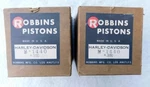 Vintage Harley Big Twin Motorcycle Racing Pistons Nos Robbins .100 M-1440 88MM New. Price: $75.00.