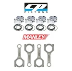 Cp Pistons Manley Rods Fits SR20VE/VET 86.50MM +0.5MM 9.0:1 Cr SC7325V 14023-4 New. Price: $1451.28.