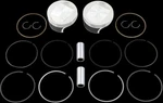 Wiseco Tracker Forged Piston Kit TC103 3.875 10.5:1 Harley Cross Bones 08-11 New. Price: $305.39.