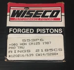 Wiseco Piston 553 P6 Honda 125 1987 Motocross New. Price: $98.99.