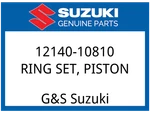 Suzuki Oem Part 12140-10810 Ring Set, Piston New. Price: $40.61.
