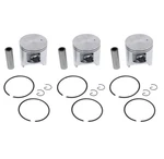 Piston Kit For Arctic Cat Zrt 600 1995 2000 Snowmobile By Race-driven X3 New. Price: $162.75.