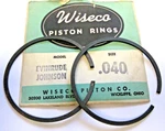 Evinrude Johnson Omc 370 Opposed Engine .040 Oversize Piston Rings Wiseco 2539C New. Price: $25.99.