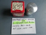 Vintage Nos Honda MT125 1974 1975 Piston 13102-361-003 , ( 0.25 Over Size ) New. Price: $42.95.