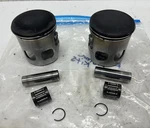 Oem Yamaha 84 85 RZ350 Top End Standard Piston Set Pins Bearings Clips Used. Price: $69.97.