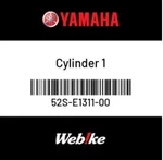 52S-E1311-00-00 Yamaha Cylinder 52SE13110000, New Genuine Oem Part. Price: $257.93.