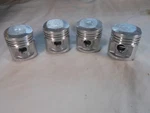 Honda, Nos, CB350 Four, Piston, Standard, Set Of 4, # 13101-333-010. H31 New. Price: $144.99.