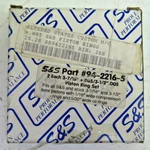 1941-78 Harley-davidson Bigtwin 74" S&s .005 Over Piston Ring Set #94-2216-5 New. Price: $39.95.