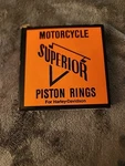 Harley Davidson Superior .040 Piston Rings Set 2745L Nos New. Price: $10.99.