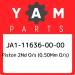 JA1-11636-00-00 Yamaha Piston 2ND (0.50MM O/s) JA1116360000, New Genuine Oem. Price: $146.21.