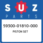59300-01810-000 Suzuki Piston Set 5930001810000, New Genuine Oem Part. Price: $44.86.