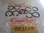 Kawasaki Nos New 92033-1191 Sold 8 Snap Ring 32MM KX125 KDX200. Price: $41.37.
