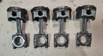 01-06 Honda Engine Motor Block Pistons Connecting Rods Set. Price: $64.99.