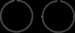 Wiseco 2-STROKE Steel Single Piston Ring Set 56MM For Suzuki TS125 79-81 New. Price: $54.23.