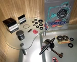 2003-04 Honda CR85R Engine Rebuild Kit / Crankshaft+piston+bearings+gaskets New. Price: $310.00.