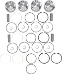 Je Piston Kit Rings Pins Round Ob 72MM Bore 10.25:1 KZ1000G Classic 77-81 New. Price: $883.85.