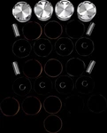 Je Piston Kit Rings Pins Round Std 83MM Bore 9.8:1 Ninja ZX12R 00-06 New. Price: $852.90.
