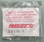 Genuine Wiseco 1949CS Ring Set. Price: $17.95.