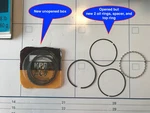1981 Honda Cbx Standard Piston Ring Set 13011-422-004 New. Price: $35.00.