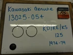 Nos Genuine Kawasaki KD125 KS125 1974-1979 13025-054 +0.50 New. Price: $56.41.