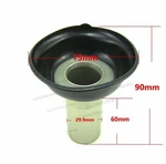 Membrane Diaphragm Carburetor Vacuum Piston For Yamaha XV500 XV535 Virago New. Price: $42.46.