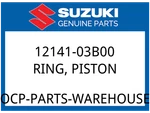 Suzuki Oem Part 12141-03B00 Ring,piston New. Price: $24.74.