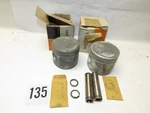 (2) Nos Harley Davidson Pistons +.040" 22106-53B Wristpins Clips New. Price: $60.00.