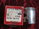 Honda Piston "b" 73-76 13102-400-010 +.25MM Nos New. Price: $43.99.