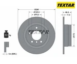 2PCS Brake Disc Pro Textar 92261003 For Bmw Series Coupe Neu. Price: $136.05.