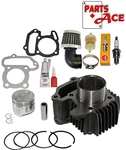 Yamaha Badger 80 Yfm Cylinder Piston Rings Gaskets Pin Clips Kit 1985 - 2001 New. Price: $42.95.