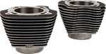 S&s Cycle Cylinder Set - 4.320" Bore Unhoned Black W/highlighted Fins M8 New. Price: $823.95.