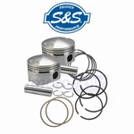 S&s Cycle Forged Pistons 88CI.- 103CI. 1974-1984 Harley Davidson Fxe Em New. Price: $445.27.
