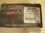 Vertex Piston T-box Design 23732A Std Bore 14.5:1 Compression New. Price: $245.00.