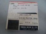1967-69 Yamaha YR1 YR2 R3 1ST Oversize Ringset Nos Oem P/n 235-11601-10 New. Price: $12.99.