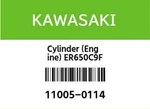 Cylinder 11005-0114 2009 09-11 Kawasaki 650R Ninja EX650C9F With Pistons New. Price: $1252.96.