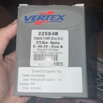Vertex - 22584B Cast Replica Piston Kit, Bore 66.35MM, Standard... New. Price: $140.00.